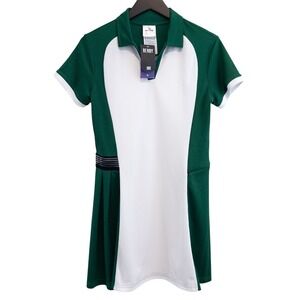 Beroy Pickleball Dress Womens M Green Mesh Pleated Athletic Sporty Tennis NWT